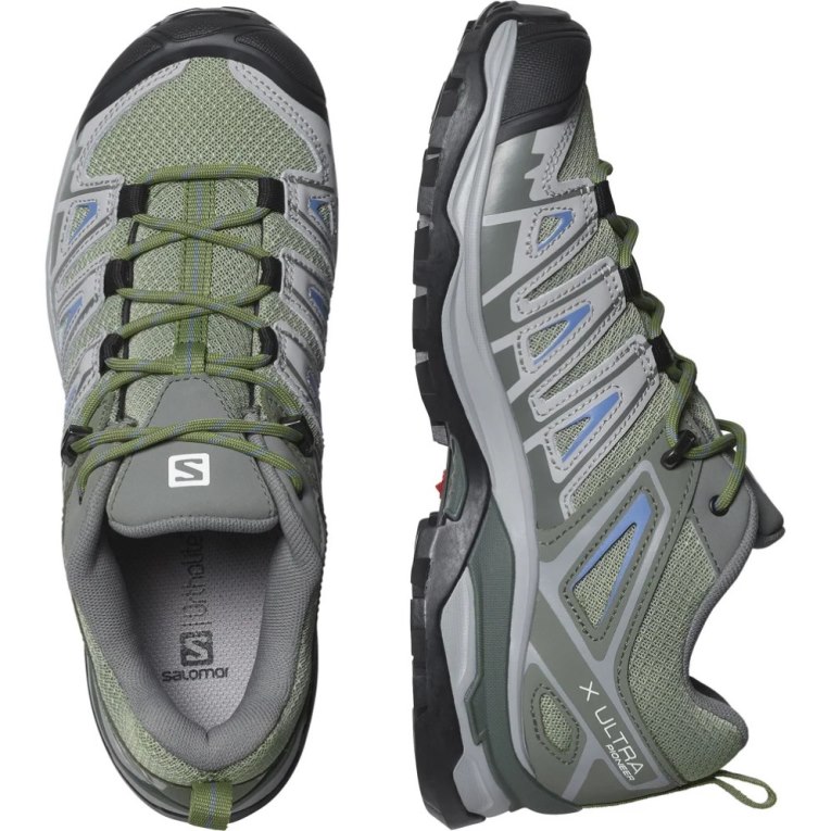 Olive Salomon X Ultra Pioneer Women's Hiking Shoes | IE OS0329